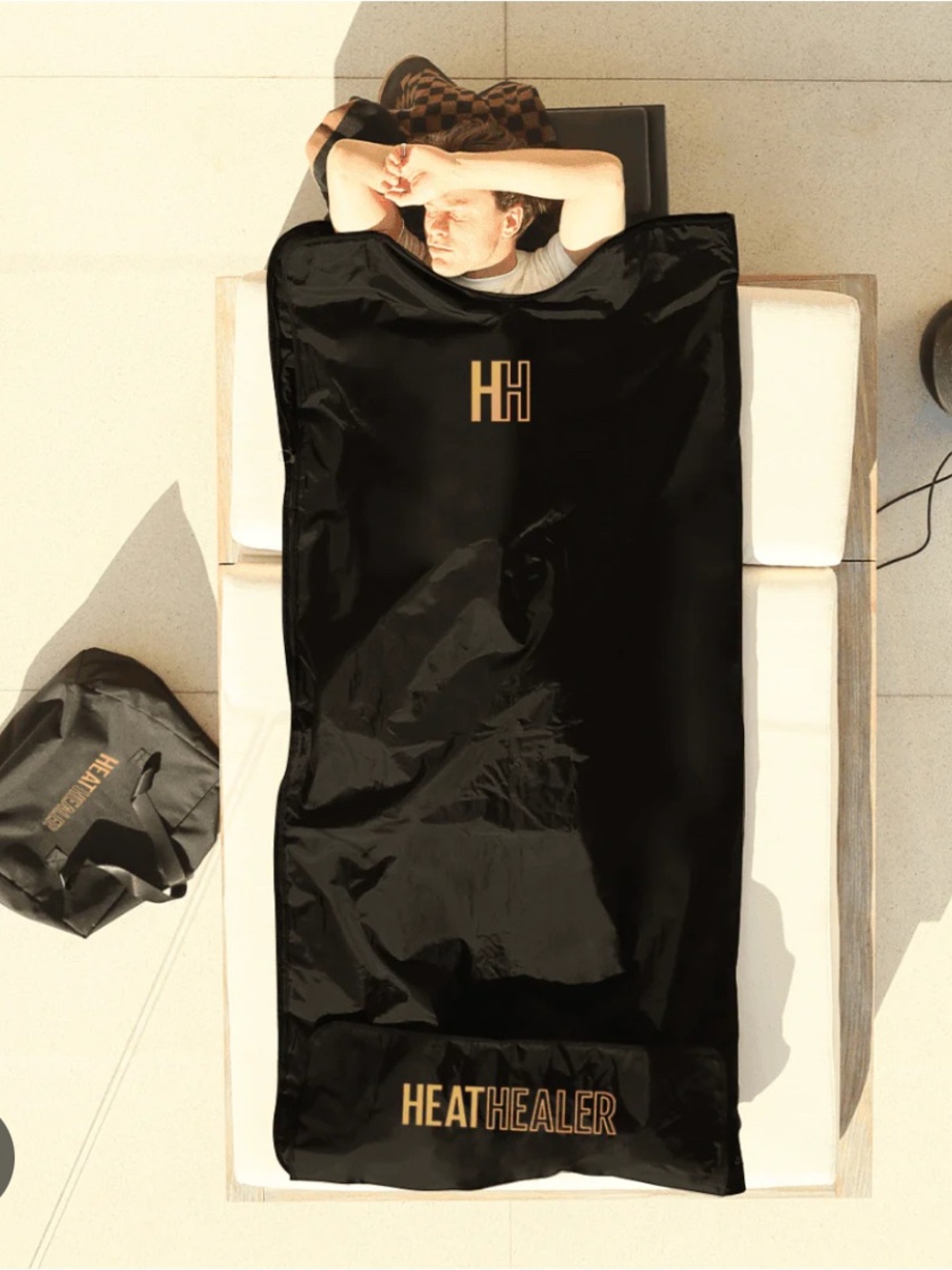Heat Healer Infrared Sauna Blanket + Cotton Waffle Insert